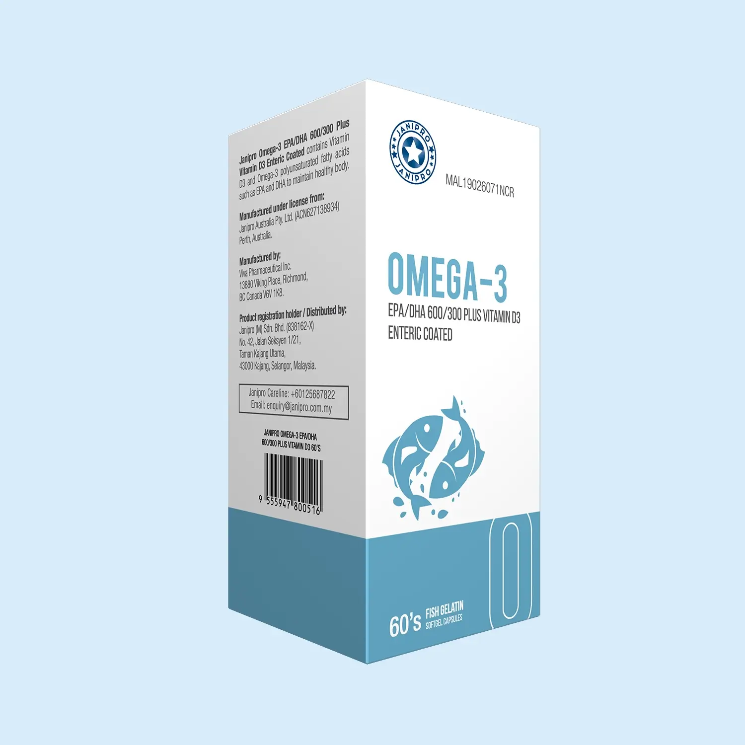 Janipro Omega-3 Plus Vitamin D3